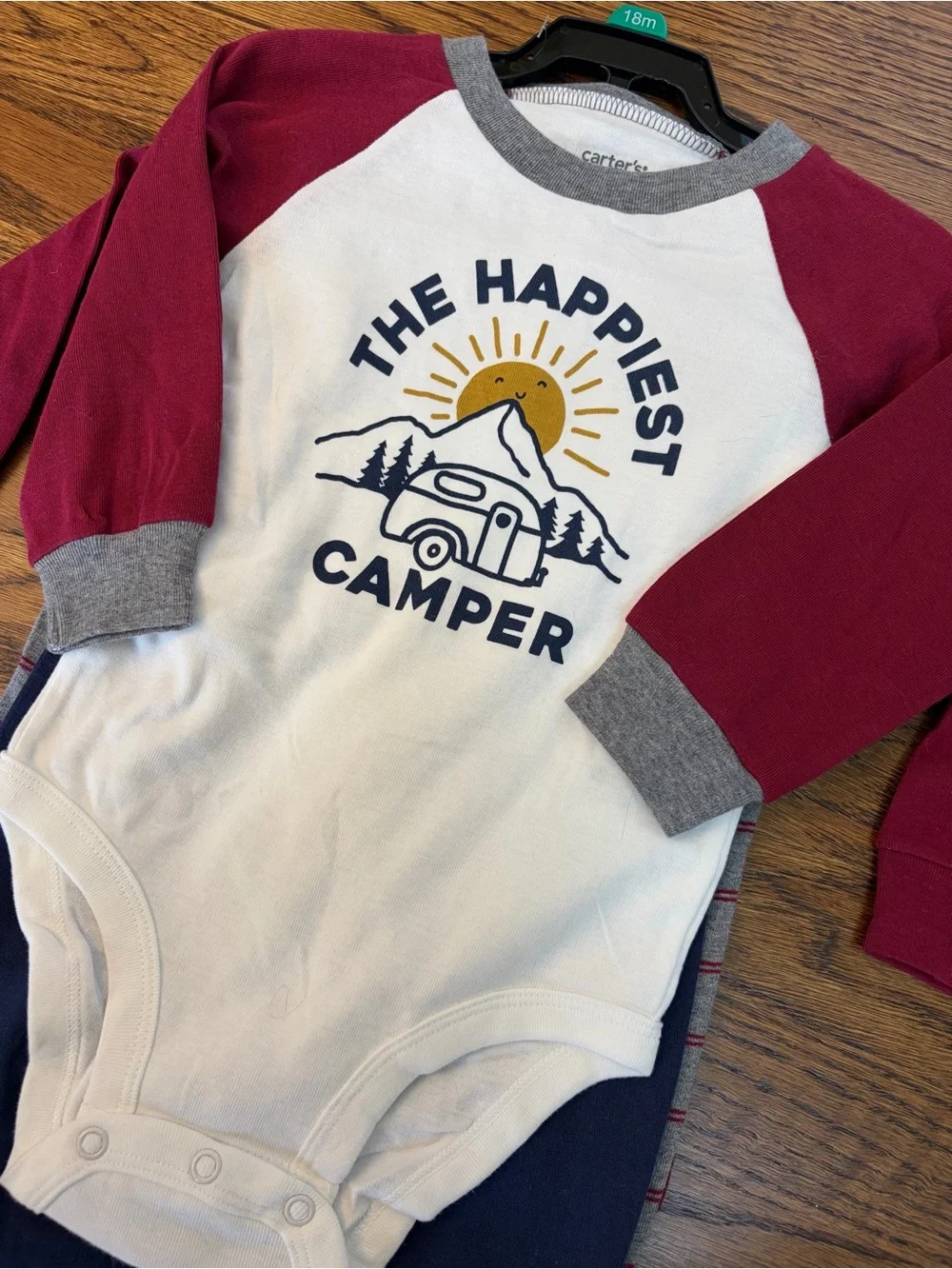 Carter's Boys 18 Months 4 Piece Matching Bodysuit Set, NWT